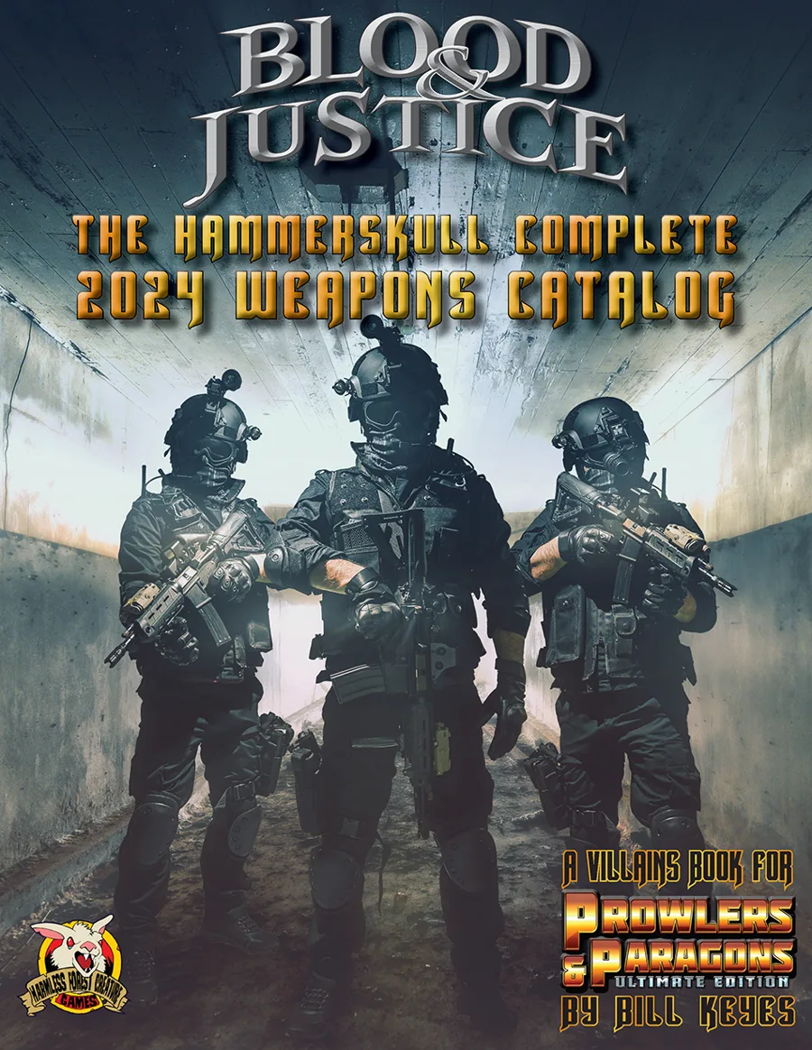 Blood & Justice: The Hammerskull 2024 Complete Weapons Catalog cover