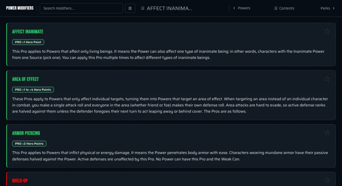 Preview of the full reference inside P&P Ready