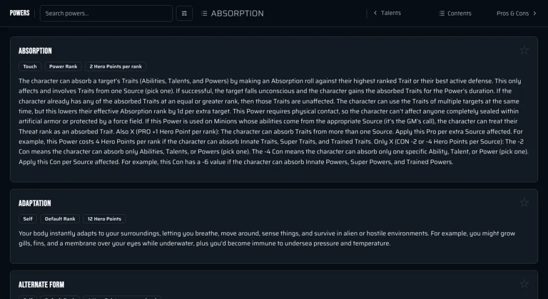 Preview of the full reference inside P&P Ready